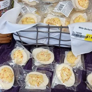 Chocolate "deviled eggs"