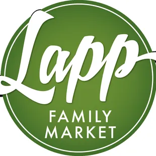 the logo for lapp family market