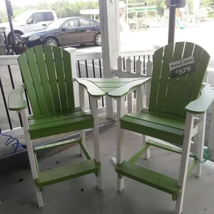 Hand crafted furniture.