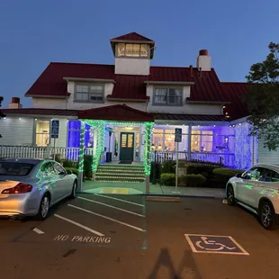 The front of the restaurant