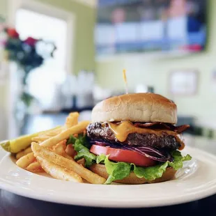 Cheddar Bacon Burger