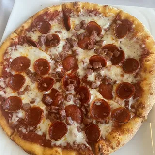 Pepperoni and Sausage Pizza