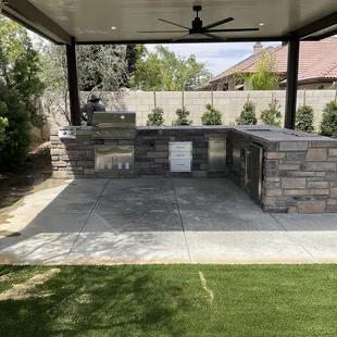 Gary Costello, hired our company for an outdoor kitchen and covered patio.