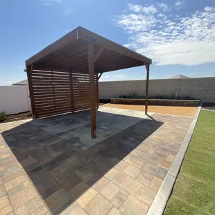 Belgard pavers are available seated on our yard ready for any upcoming projects