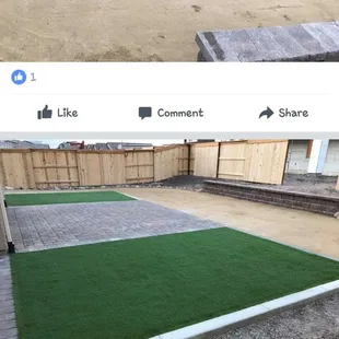 the before and after photos