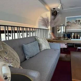 Upstairs seating