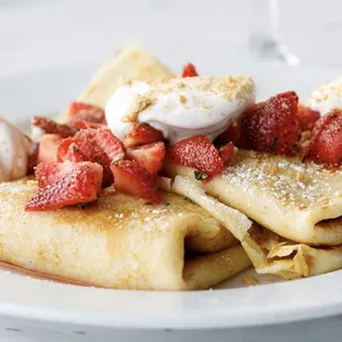 Strawberry Crepes