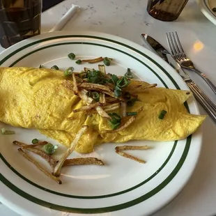 This is the omelet that we had at Larchers Market.