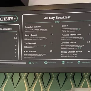 Menu: Breakfast All Day