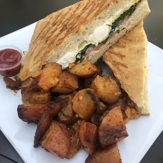 Vegetarian Breakfast Panini