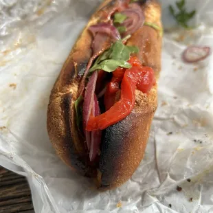 Burnt Italian sub
