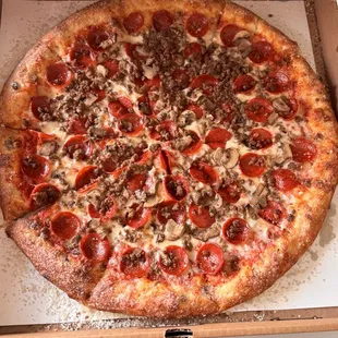 pizza, food