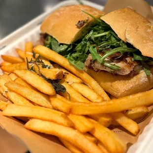 Porchetta &amp; lardo fries