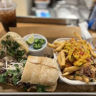 Pho rench dip with dirty fries