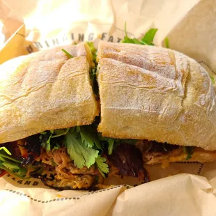 Korean pork shoulder sandwich, SO GOOD