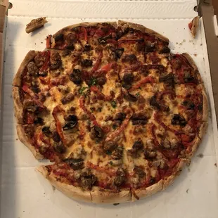 Large pepper n mushroom