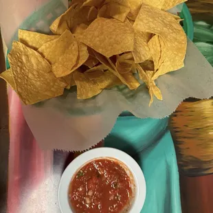 Chips and salsa.