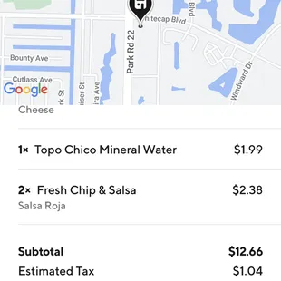 the location of the restaurant