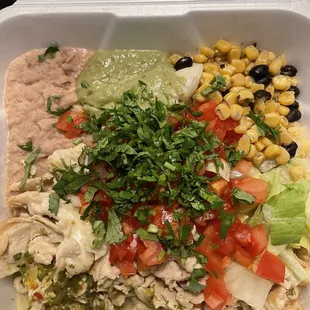 Burrito bowl take out