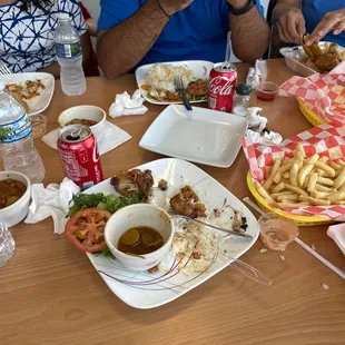 Sorry for the ugly picture but it was delicious that we forgot to take a picture before!