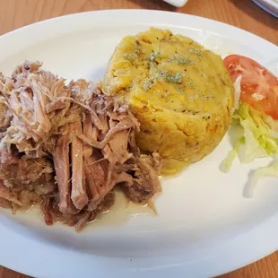 Pernil with mofongo