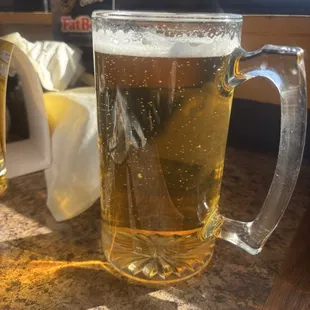 Freakishly large beer