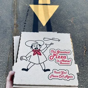 Takeout ready to go home.