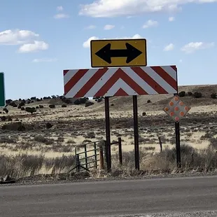 Exterior: North terminus of NM32 onto US60, just West of Quemada
