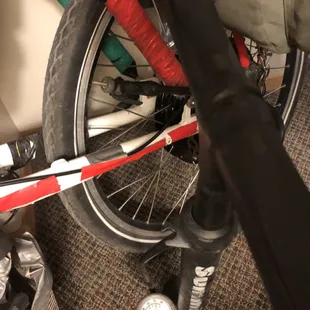 interior: recharging eBatteries in assigned room, Largo Motel