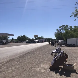 Market on first Saturday of the month. And cheapest country grocery store on our long trip.