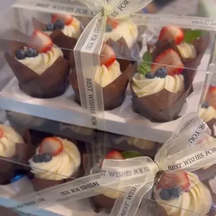 Vanilla cupcakes - mmm, yum!