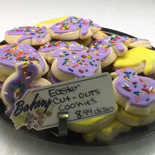 Easter cookies