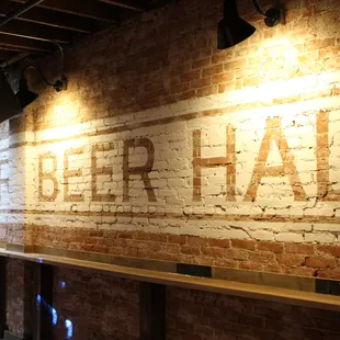 Upstairs wall art.