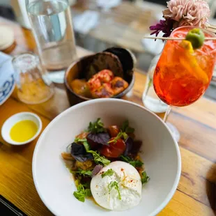 Delicious Burrata with tomatoes