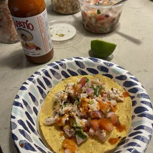 Shrimp ceviche