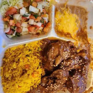 Looks good but everything was bland