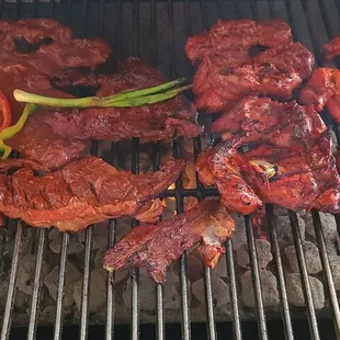 Bomb meat and chicken.