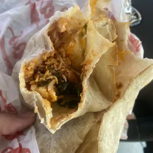 WTH!?  You ever have a not so good day and think to yourself I'm going get me something good to eat? Well this bean and cheese WASN'T it