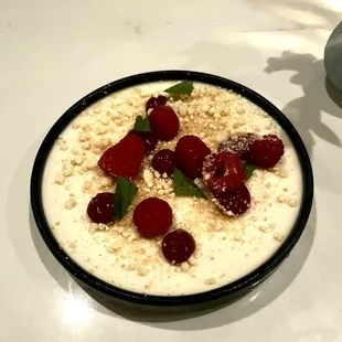 Raspberry Panna Cotta