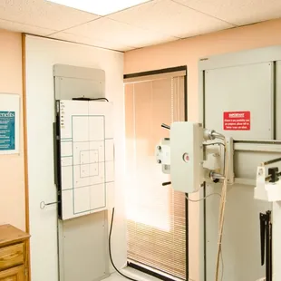 Our on site x-ray room