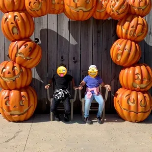 Pumpkin photo op