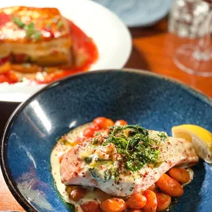 Solomos (baked salmon) CHECK OUT MY INSTAGRAM &amp; TikTok FOR MORE @melshealthybowl.