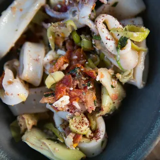 Sauted Feta Calamari