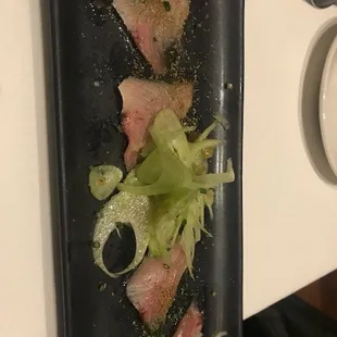 Hamachi Crudo