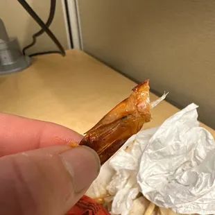 Sorry only tail left food all gone
