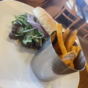 Beef short rib sandwich