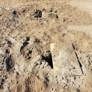 Holes left for several weeks. Just one of the continuous delays we have faced