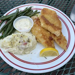 Minnesota Friday Walleye fish fry! Some of the most tasty fish I've ever had.  Cheers!