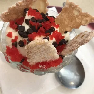 Smashed cannoli