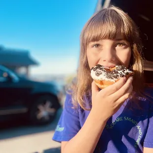 Oreo cookie doughnut